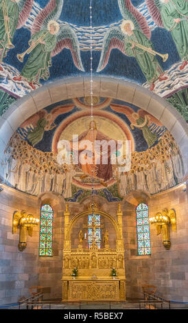 Fresken über dem Altar in Viborg Dom, Viborg Midtjylland, Dänemark Stockfoto