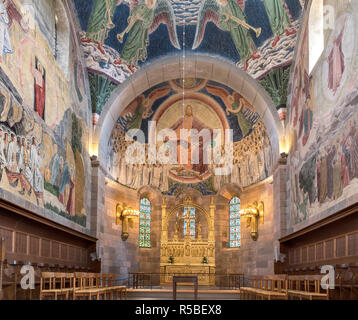 Fresken über dem Altar in Viborg Dom, Viborg Midtjylland, Dänemark Stockfoto