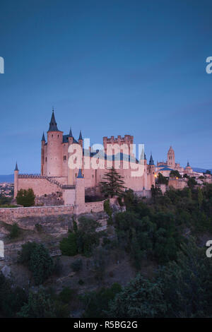 Spanien, Region Castilla y León, Provinz Segovia, Segovia, der Alcazar Stockfoto