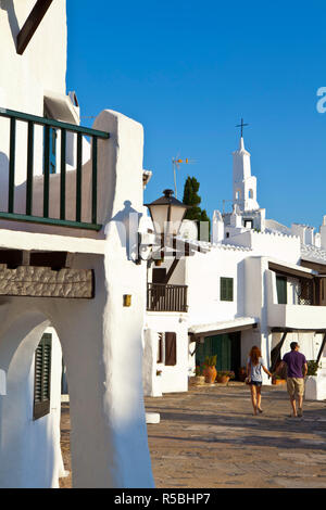 Binibeca Vell, Menorca, Balearen, Spanien Stockfoto
