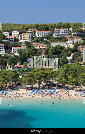 Spanien, Balearen, Menorca, Cala Santa Galdana Stockfoto