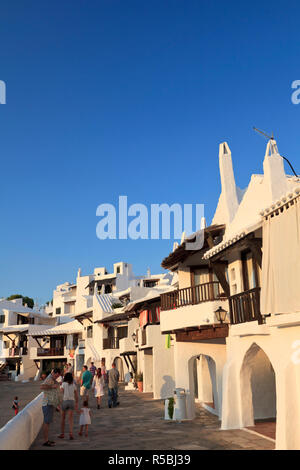 Spanien, Balearen, Menorca, Angeln Dorf Binibequer Vell Stockfoto