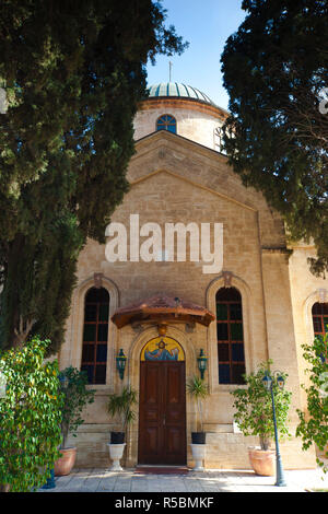 Israel, Galiläa, Kafr-Kana, der Jesus Christus er Wasser in Wein bei einer Hochzeit nach der Bibel, der Griechisch-orthodoxen Kirche Stockfoto