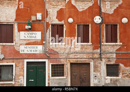 Fassade, Venedig, Italien Stockfoto