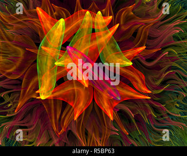 Abstrakt Fractal Image Stockfoto