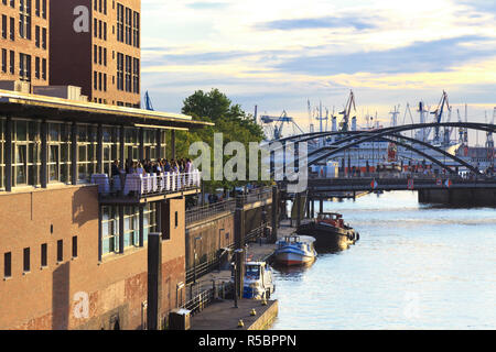 Deutschland, Hamburg, Speichrstadt und Hafencity Stockfoto