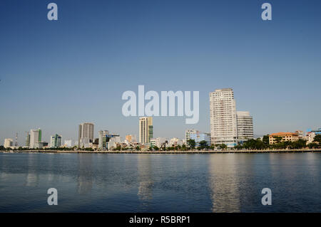 DA Nang, Vietnam - 19. MÄRZ 2015: Ansicht der Stadt Da Nang, Vietnam. Da Nang ist die drittgrößte Stadt von Vietnam. Stockfoto