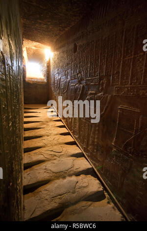Ägypten, Luxor, Dendara, Tempel der Hathor Stockfoto
