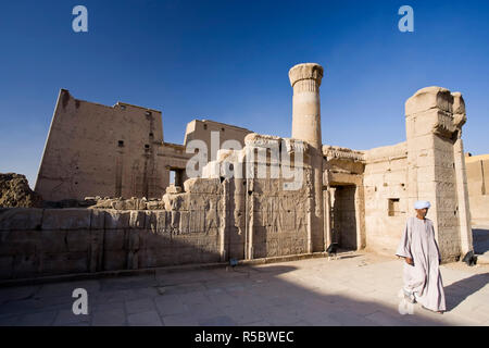 Ägypten, Edfu, Tempel von Sem (der Hawk, dem Beschützer der Gott Osiris) Stockfoto