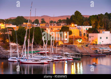 Ägypten, Oberägypten, Assuan, Nil Stockfoto