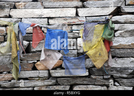 Die Himalaya Dorf Hatiya im östlichen Nepal Stockfoto