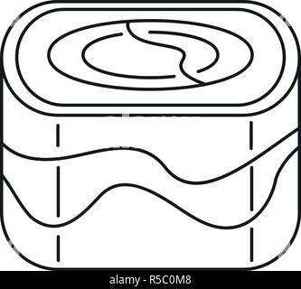 Ebi sushi Symbol. Übersicht ebi Sushi vektor Symbol für Web Design auf weißem Hintergrund Stock Vektor