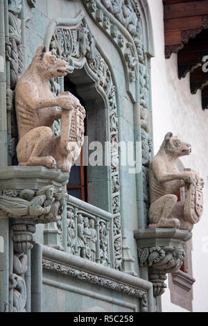 Kanarische Inseln, Gran Canaria, Las Palmas de Gran Canaria, Vegueta (Old Town), Casa Museo de Cristobal Colon Stockfoto