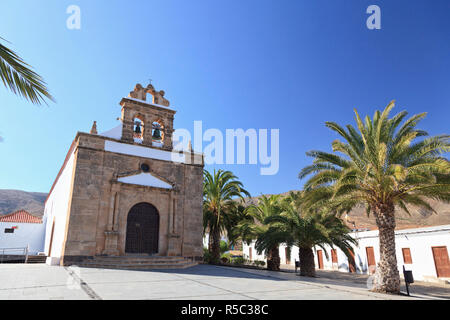 Spanien, Kanarische Inseln, Fuerteventura, die oasenstadt Vega del Rio de Palmas Stockfoto