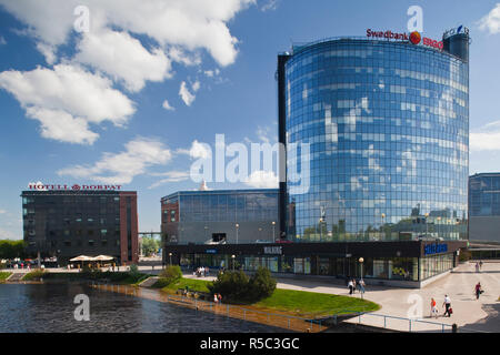 Estland, südöstlichen Estland, Tartu, modernen Gebäuden des Tasku Zentrums Stockfoto