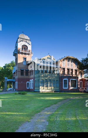 Estland, südwestlichen Estland, Pärnu, Ammende Villa, Art-Nouveau-Jugendstil-Hotel, b. 1904 Stockfoto