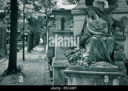 Friedhof Montparnasse, Paris, Frankreich Stockfoto