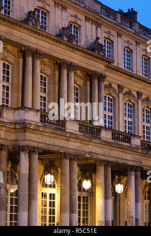 Frankreich, Meurthe-et-Moselle, Lorraine Region, Nancy, Palais du Gouvernement, Dämmerung Stockfoto