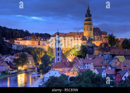 Tschechische Republik, Südböhmen, Cesky Krumlov Stockfoto