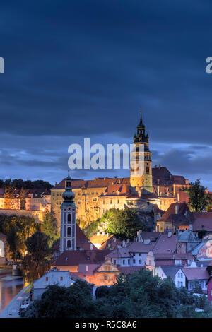 Tschechische Republik, Südböhmen, Cesky Krumlov Stockfoto