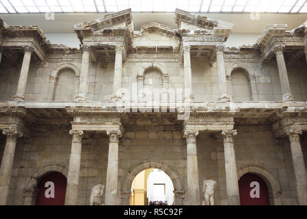 Markttor von Milet, Pergamon Museum, Berlin, Deutschland Stockfoto