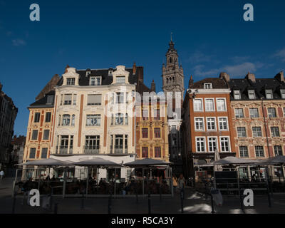 LILLE GRAND PLACE FRANKREICH - ILE DE FRANCE REGION - LILLE PLACE CHARLES DE GAULLE ET BOURSE DU COMMERCE DES FLANDRES - LILLE © Frédéric BEAUMONT Stockfoto