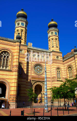 Dohany Synagoge (größte Synagoge in Europa), Budapest, Ungarn Stockfoto