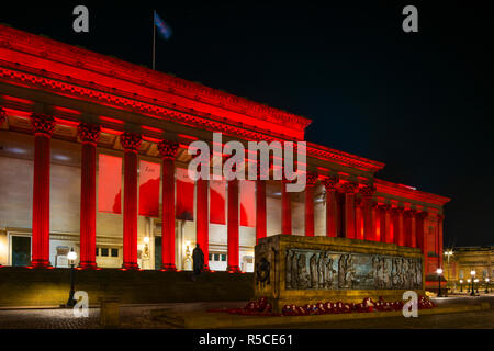 St Georges Hall, Armistice Day 11.11.2018. Kredit PHILLIP ROBERTS Stockfoto