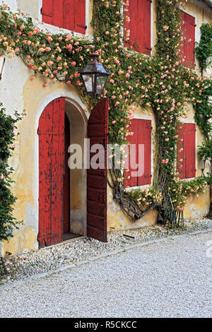 Villa Barbaro (Villa di Maser) von Andrea Palladio, Maser, Veneto, Italien Stockfoto