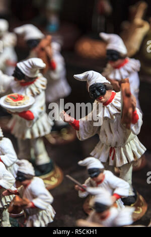 Italien, Neapel, Märkte in San Gregorio Armeno, Pulcinella Puppe Stockfoto