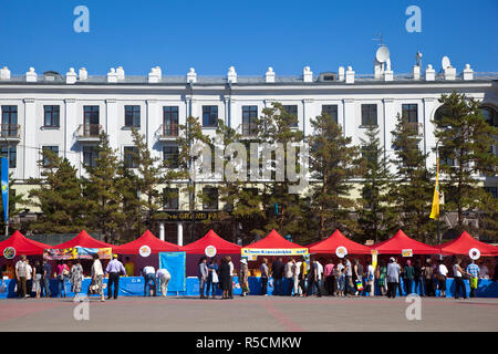 Kasachstan, Astana, Volksfest in der Altstadt Stockfoto