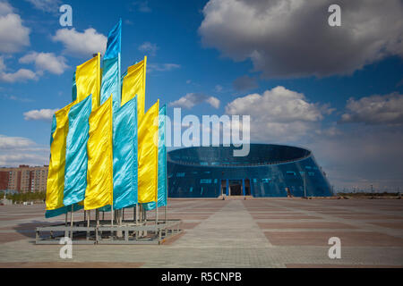 Kasachstan, Astana, Shabyt Palast der Künste Stockfoto