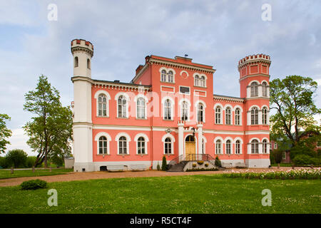 Lettland, Nordosten Lettlands, Region Vidzeme, Gauja-Nationalpark, Birini, Birini Burg Stockfoto