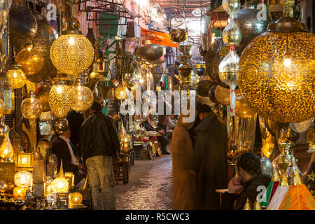 Im Souk, Marrakesch, Marokko, Nordafrika, Afrika Stockfoto