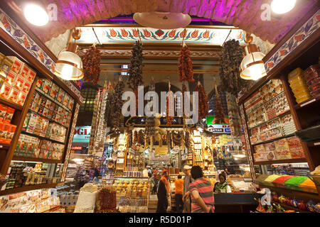 Spice Bazaar (Ägyptischer Basar), Istanbul, Türkei Stockfoto