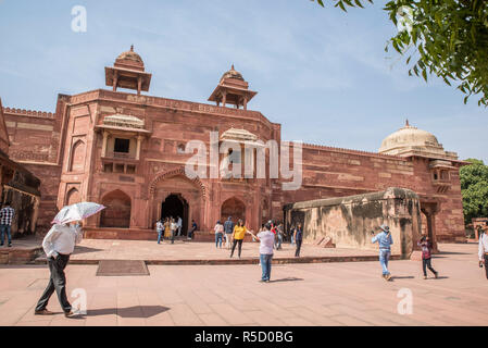 Fatehpur Sikri Fort, Uttar Pradesh, Indien Stockfoto