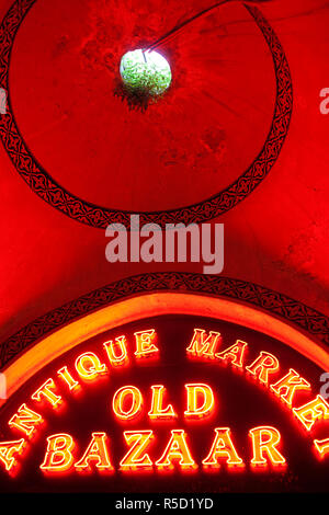 Türkei, Istanbul, Sultanahmet, Basar, Eingang zum Antikmarkt Abschnitt Stockfoto