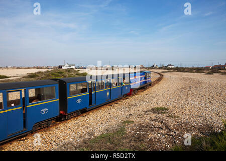 England, Kent, Dungeness, der Romney, Hythe und Dymchurch Miniatur Bahn Stockfoto