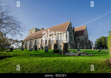 Saint Mary's Church, Goudhurst, Kent, Großbritannien Stockfoto