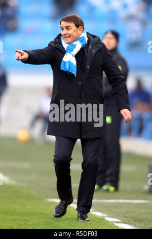 Italien, 1. Dezember 2018. Ferrara (Italia) Sport Calcio Spal - Empoli - Campionato di calcio Serie A 2018/2019 - Stadio" Paolo Mazza" Nella Foto: LEONARDO SEMPLICI (ALLENATORE SPAL) Foto/LaPresse Filippo Rubin 01 Dezember, 2018 Ferrara (Italien) Sport Fussball Spal Empoli - Italienische Fußball-Liga einen 2018/2019 - "Paolo Mazza" Stadion In der Pic vs: LEONARDO SEMPLICI (SPAL DES TRAINERS) Credit: LaPresse/Alamy leben Nachrichten Stockfoto