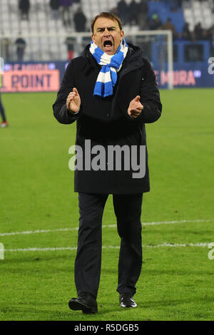 Italien, 1. Dezember 2018. Ferrara (Italia) Sport Calcio Spal - Empoli - Campionato di calcio Serie A 2018/2019 - Stadio" Paolo Mazza" Nella Foto: LEONARDO SEMPLICI (ALLENATORE SPAL) Foto/LaPresse Filippo Rubin 01 Dezember, 2018 Ferrara (Italien) Sport Fussball Spal Empoli - Italienische Fußball-Liga einen 2018/2019 - "Paolo Mazza" Stadion In der Pic vs: LEONARDO SEMPLICI (SPAL DES TRAINERS) Credit: LaPresse/Alamy leben Nachrichten Stockfoto