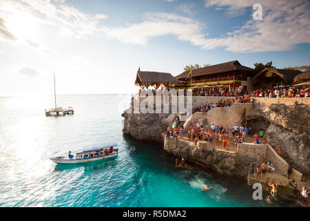 Ricks Cafe, Negril, Westmoreland Parish, Jamaika, Karibik Stockfoto