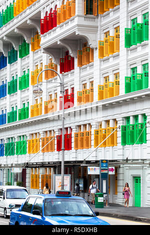 Glimmer (Ministerium für Information, Kommunikation und Kultur) Gebäude in Singapur Stockfoto