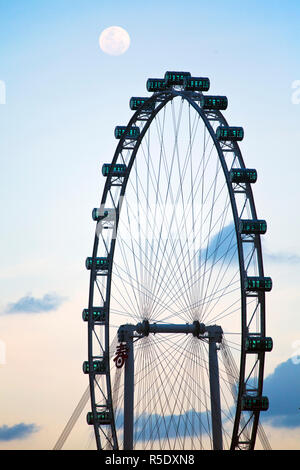 Singapur, Singapore Flyer, das größte Riesenrad der Welt Stockfoto