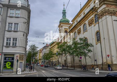 Prag, Tschechien - 26.Oktober 2018. Stadtbild von Prag, Tschechien. Prag ist die 14. größte Stadt in Europa und die historische Hauptstadt von Böhmen. Stockfoto