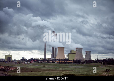 Kohlekraftwerk in Victoria, Australien Stockfoto