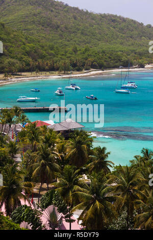 St. Vincent und die Grenadinen, Mustique, Britannia Bay Stockfoto