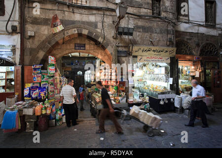 Syrien, Damaskus, Old, Town, Spice Souk Stockfoto