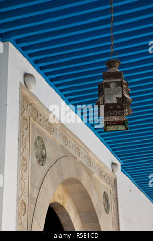 Tunesien, Tunis, Bardo Museum, äußere Laterne Stockfoto