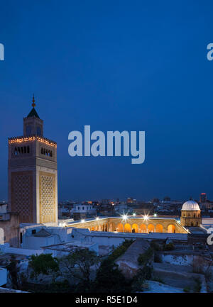 Tunesien, Tunis, Medina, Zaytouna-Great Moschee Stockfoto